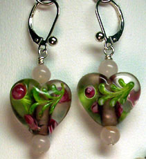 E0200 - Love In Bloom – 1 ¾” lever backs E0200 - Love In Bloom – 1 ¾” lever backs